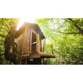 Pranzo sull’albero a Todi nel bosco