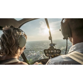 Torino up&down: giro in elicottero e visita guidata a piedi 