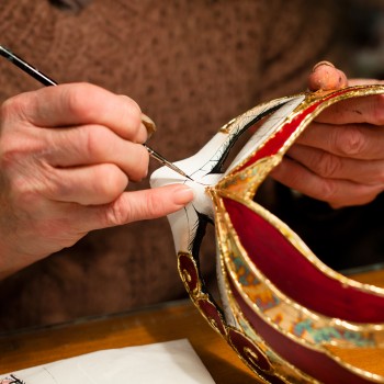 Venice, mask decoration and cicchetti Venice, mask decoration and cicchetti