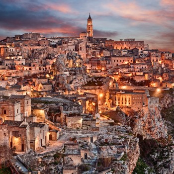 Typical Lucanian dinner in a cave in the stones of Matera with music Typical Lucanian dinner in a cave in the stones of Matera with music